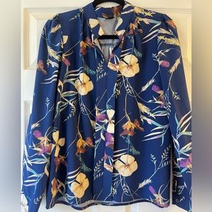 Shein floral blouse